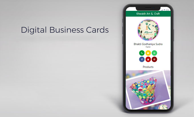 Khwaish Art & Crafts Digital Business Card